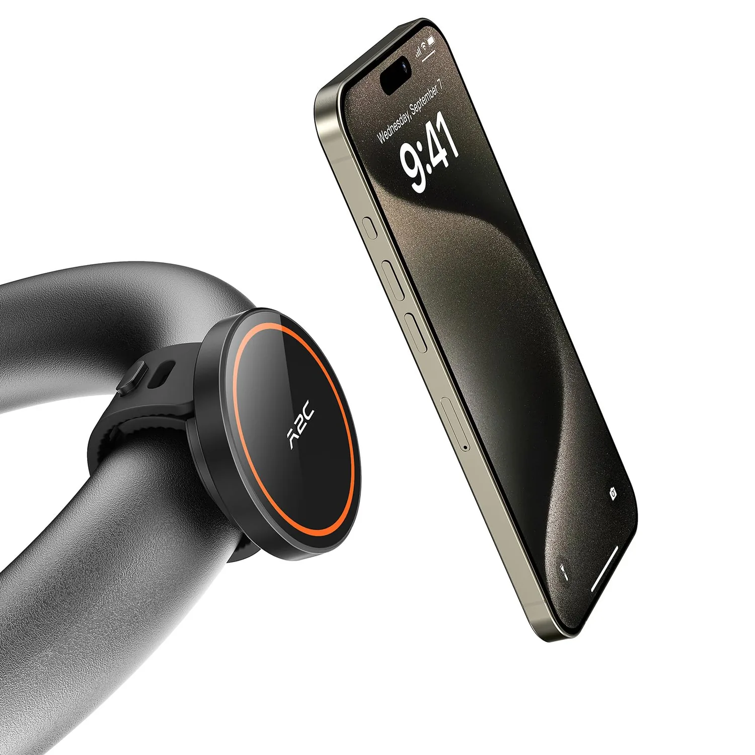 A2C Fitness Phone Mount for MagSafe, 17 N54 Strong Magnet, Adjustable Strap