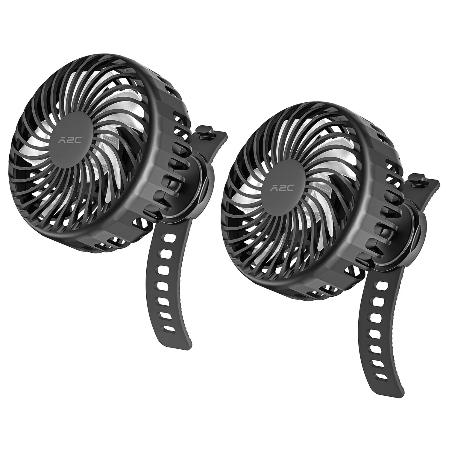 A2C 7.5" Rechargeable Fan for Peloton Bike & Exercise Bike - 4000mAH, 2Pack